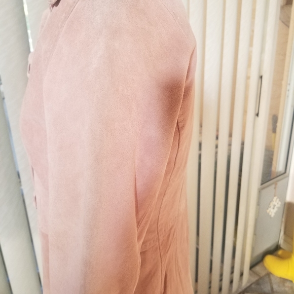 Dusty Rose Suede Jacket - Picture 10 of 10